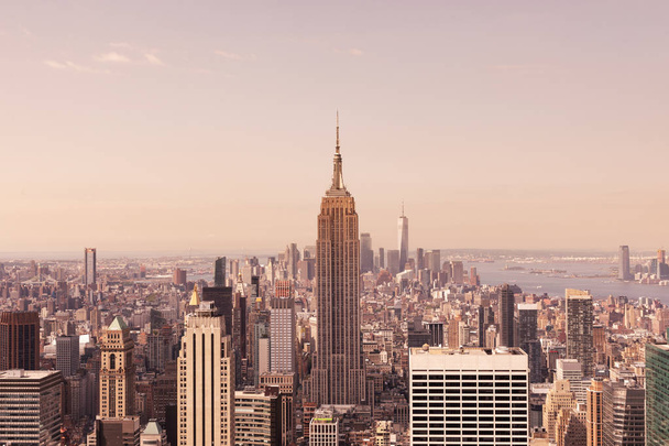 vue aérienne paysage urbain de la ville moderne de New York
 - Photo, image