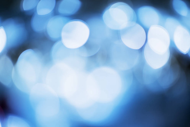 Blurred abstract background of Christmas lights at Christmas night - Φωτογραφία, εικόνα