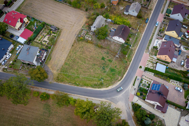 View from above on small village in Poland. - Photo, Image