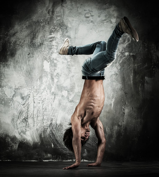 B-boy dancer - Фото, изображение