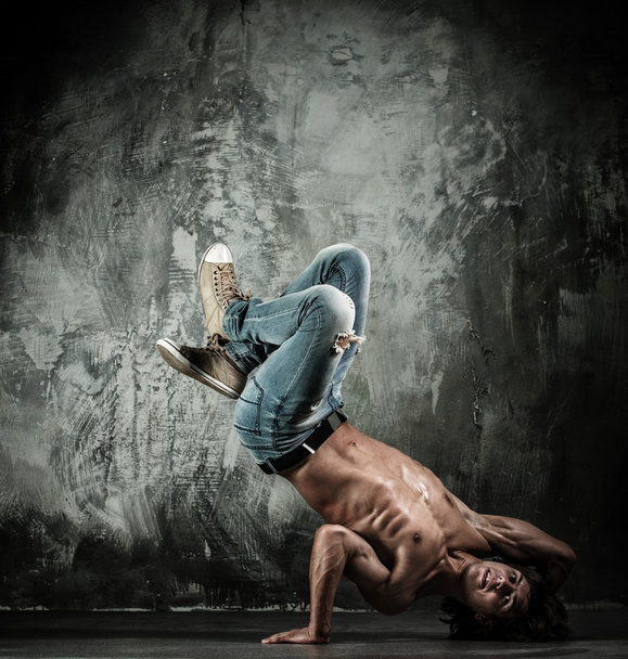 Dançarino B-boy
 - Foto, Imagem