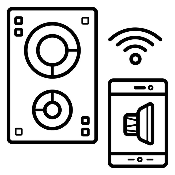 Illustration vectorielle de haut-parleur sonore
 - Vecteur, image