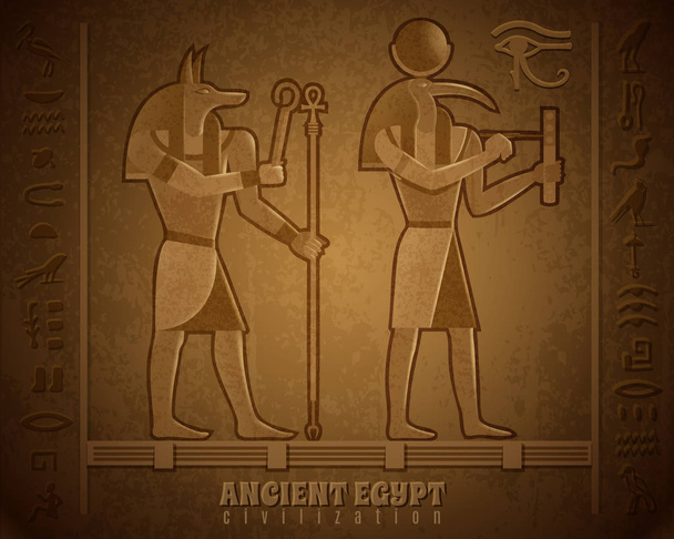 Ancient Egyptian Illustration - Vector, Image