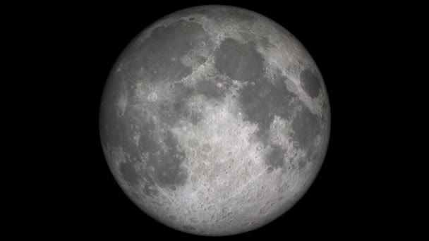 Bolygó a Hold forgási. - Felvétel, videó