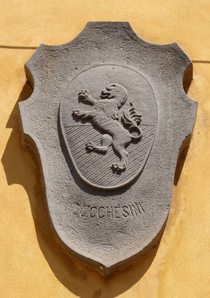 Znak rodiny Lucchesini v Lucca, Toskánsko, Itálie  - Fotografie, Obrázek