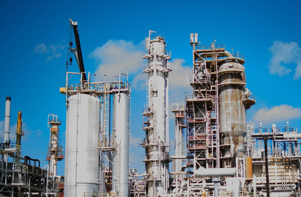 Öl- und Gasraffinerie in Texas - Foto, Bild