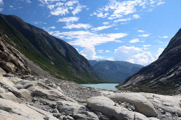 Nigardsbreen Norway sivuhaarassa suurin jäätikkö Euroopassa jostedalsbreen
 - Valokuva, kuva
