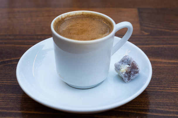 Turkish coffee and delight - Photo, Image