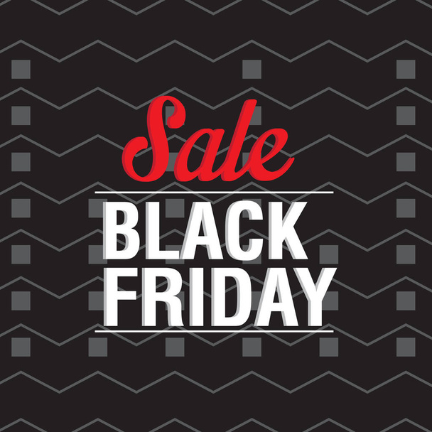 Black Friday discount background - Vector, imagen