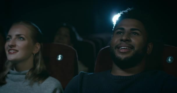Couple on a date night at the movies - Footage, Video