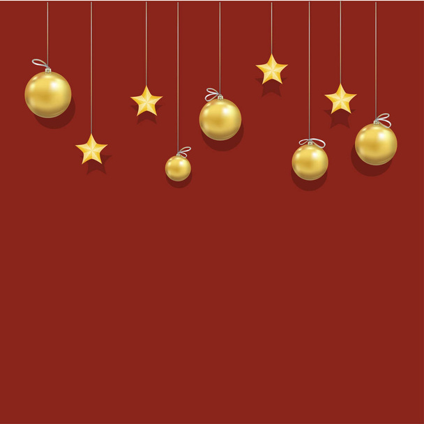 Новорічно-різдвяний красивий шаблон. Традиційний дизайн зимових свят для сезонних вітальних листівок, календаря, плаката, банера, брошури. Векторна ілюстрація
 - Вектор, зображення