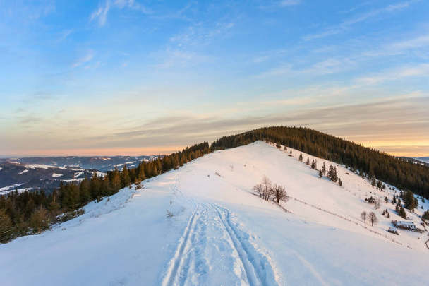 Beautiful winter mountains landscape - Fotó, kép