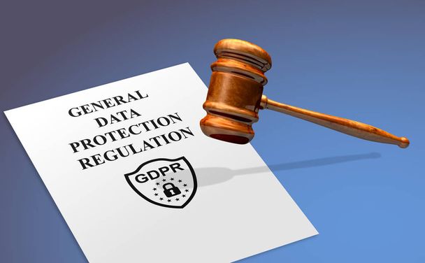 Gdpr General Data Protection verordening Compliance Concept - Foto, afbeelding