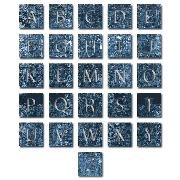 unieke alfabet set - Foto, afbeelding