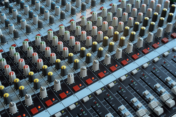 Professional mixing console - Foto, Bild