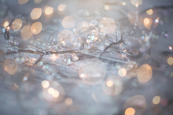 christmas bokeh abstract background - Foto, imagen
