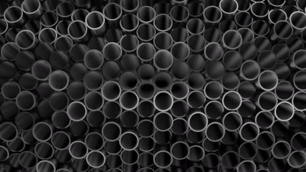 Hintergrund der Rohre. abstrakter Hintergrund, 2 in 1, Loop, erstellt in 4k, 3D-Animation - Filmmaterial, Video