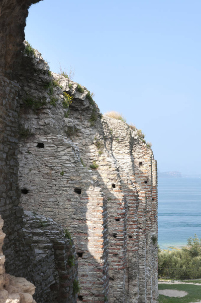 ruins of an ancient city, stone walls - Фото, изображение