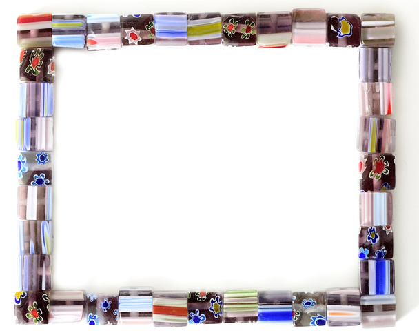 Square Colorful Bead Frame - Photo, Image