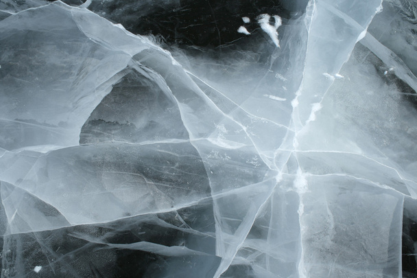 Cracked ice texture - Photo, Image