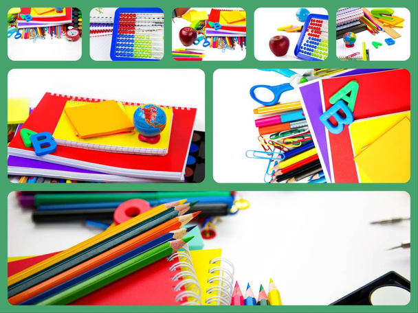 School Education Equipment Tools Collage - Fotó, kép