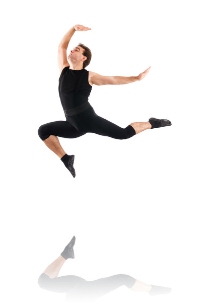 Танцівниця ізольована на білому тлі
 - Фото, зображення