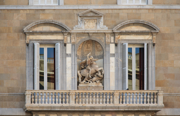 Facade of Palau de la Generalitat de Cat - Photo, image
