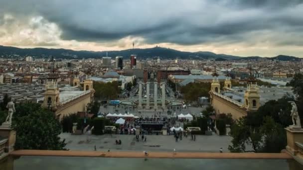 uitzicht op plaza de espana, Spanje - Video