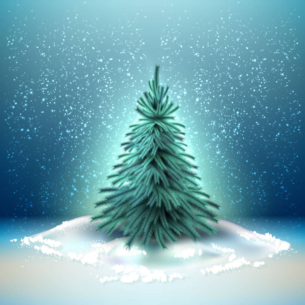 Χριστουγεννιάτικο δέντρο διάνυσμα, σχεδιασμό Χριστούγεννα Πρωτοχρονιά - Διάνυσμα, εικόνα