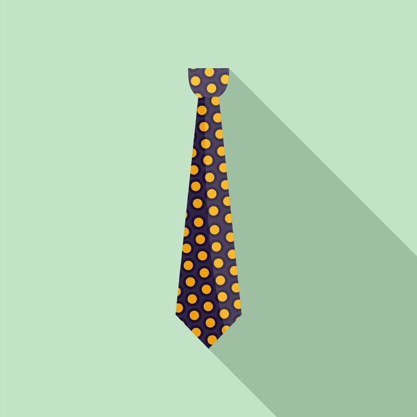 Tuxedo tie icon, flat style - ベクター画像
