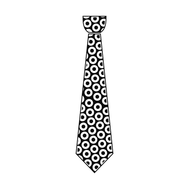 Tie icon, simple style - ベクター画像