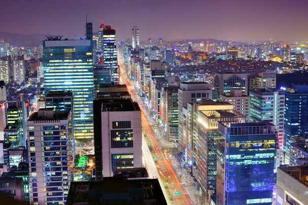 Distrito de Seul Gangnam
 - Foto, Imagem