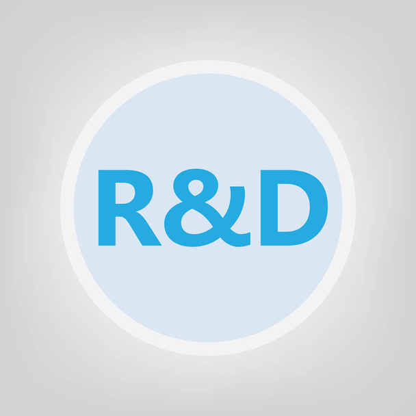 R&D (Research and development) acronym- vector illustration - Vector, Image