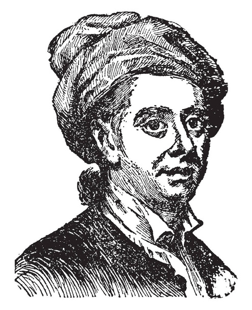 Аллан Рамзи, 1686 - 1758, шотландский поэт, драматург и издатель, графика или гравюра
 - Вектор,изображение