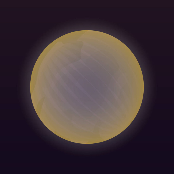 Raum Quecksilber Planet Symbol, isometrischer Stil - Vektor, Bild