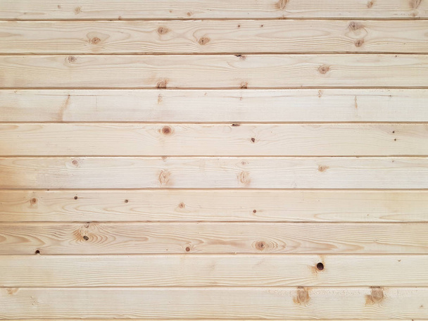 Planches de pin naturel traitées disposées horizontalement côte à côte comme fond de texture
 - Photo, image