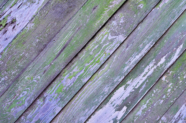 Grieta agrietada gris shabby chic pintado textura del tablero de madera, vista frontal
 - Foto, imagen