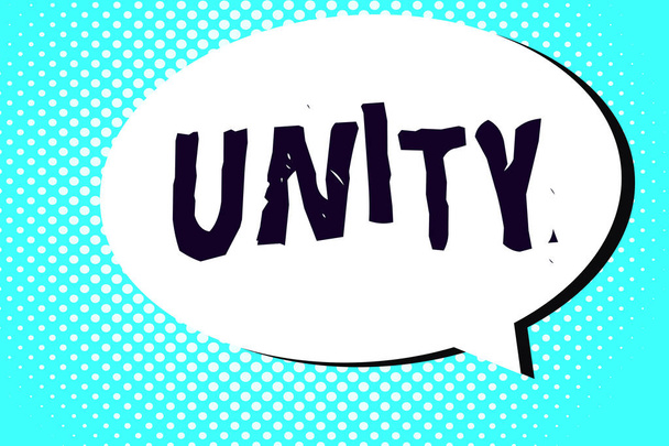 Текст слова Unity. Бизнес-концепция состояния единства или единства в целом становится одним человеком
 - Фото, изображение