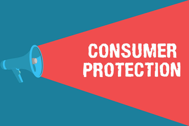 Nota de redação mostrando a Defesa do Consumidor. Foto de negócios mostrando leis de comércio justo para garantir a proteção dos direitos dos consumidores
 - Foto, Imagem