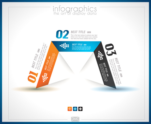 Infographic template for statistic data visualization. - Вектор,изображение