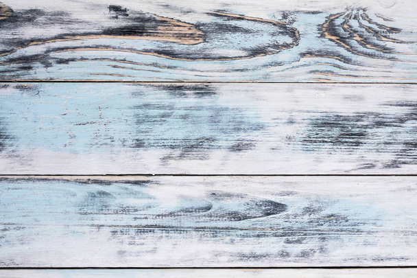 wood blue texture vintage pattern background - Photo, image