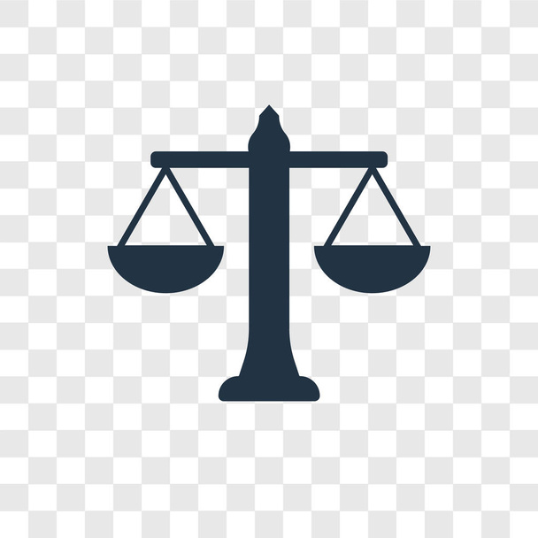 Balance-Vektor-Symbol isoliert auf transparentem Hintergrund, Balance-Transparenz-Logo-Konzept - Vektor, Bild
