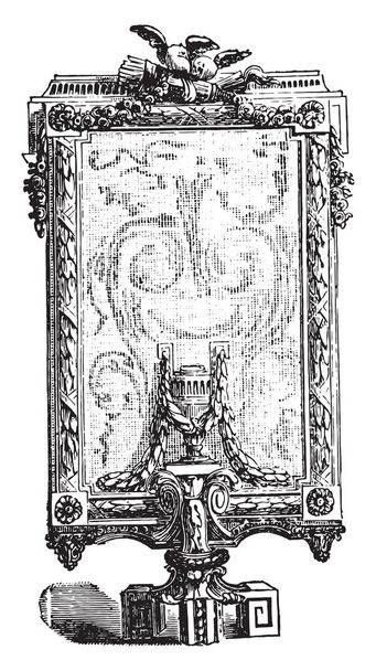 Obrazovky, vintage ryté ilustrace. Průmyslové encyklopedii E.-O. Lami - 1875 - Vektor, obrázek
