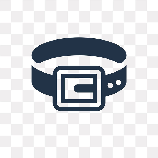 icona vettoriale cintura isolata su sfondo trasparente, concetto di trasparenza cintura può essere utilizzato web e mobile
 - Vettoriali, immagini