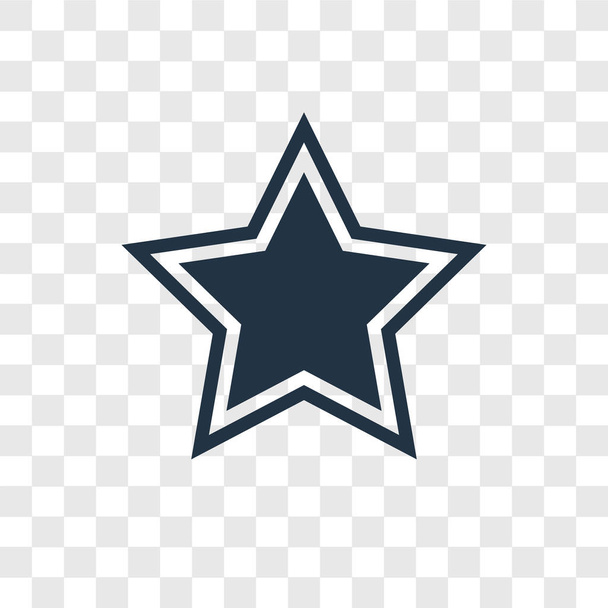 Icona vettoriale Star isolata su sfondo trasparente, concetto logo Star transparency
 - Vettoriali, immagini