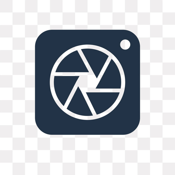 Shutter-Vektor-Symbol isoliert auf transparentem Hintergrund, Shutter-Transparenzkonzept kann im Web und mobil verwendet werden - Vektor, Bild