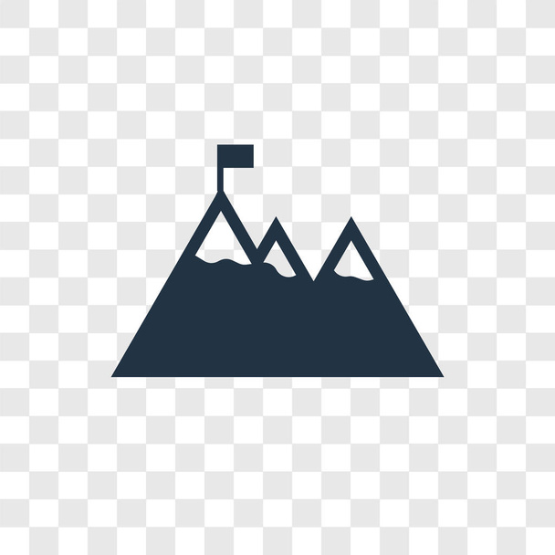 Ícone de vetor de objetivo isolado em fundo transparente, conceito de logotipo de transparência de objetivo
 - Vetor, Imagem
