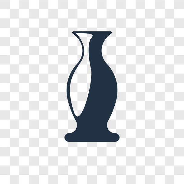 Ceramiki wektor ikona na białym tle na przezroczystym tle, koncepcja logo przejrzystości ceramiki - Wektor, obraz