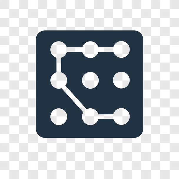 Muster-Vektor-Symbol isoliert auf transparentem Hintergrund, Muster-Transparenz-Logo-Konzept - Vektor, Bild