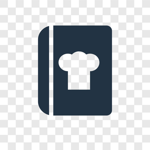 recipe icon in trendy design style. recipe icon isolated on transparent background. recipe vector icon simple and modern flat symbol for web site, mobile, logo, app, UI. recipe icon vector illustration, EPS10. - Vector, Image